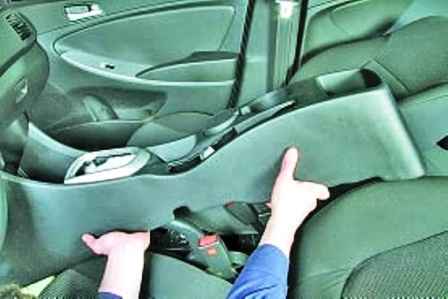 How to replace sensors and security system unit Hyundai Solaris