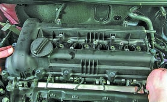 Как выставить ВМТ двигателя автомобиля Hyundai Solaris