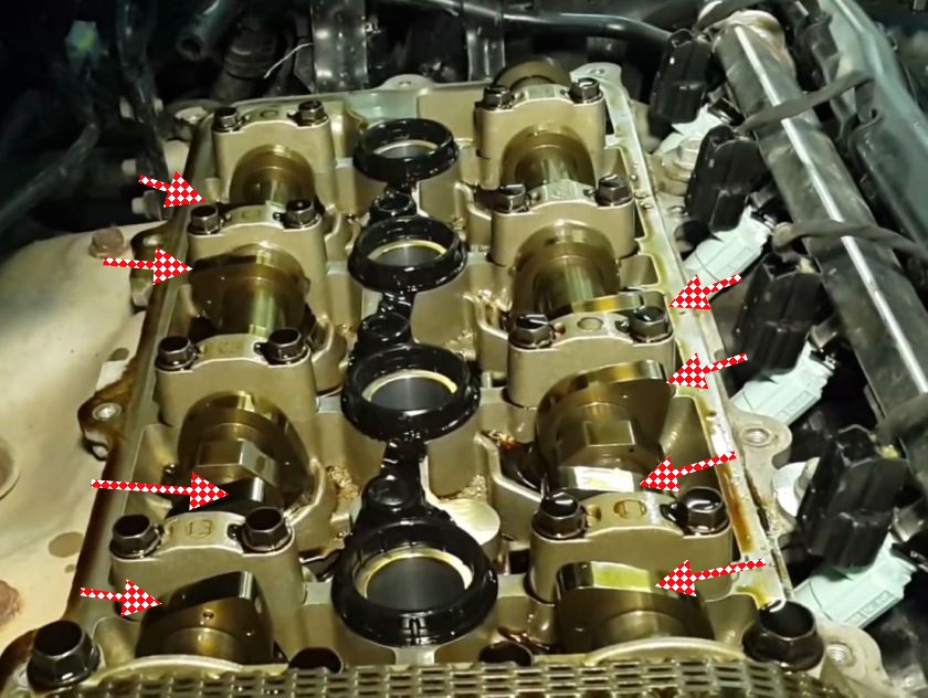 Проверка и регулировка зазоров клапанов двигателя Hyundai Solaris