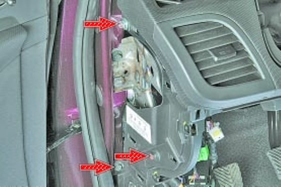 Как снять панель приборов (торпеду) автомобиля Hyundai Solaris