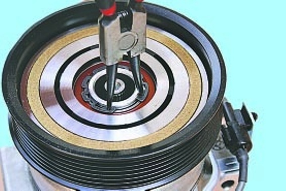 Частичный ремонт компрессора кондиционера Мазда 6