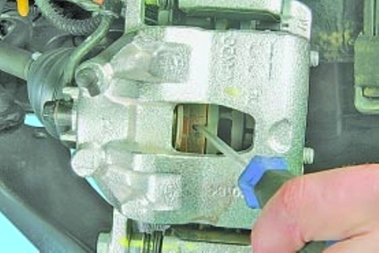Checks of brake parts and assemblies of Hyundai Solaris
