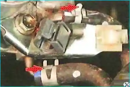 Снятие и установка дроссельного узла двигателя 2AZ-FE
