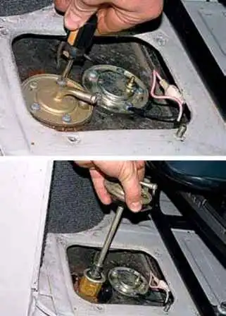 Снятие элементов топливной системы УАЗ
