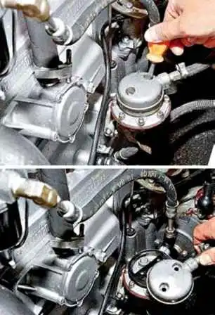 Mantenimiento y desmontaje de la bomba de combustible UAZ