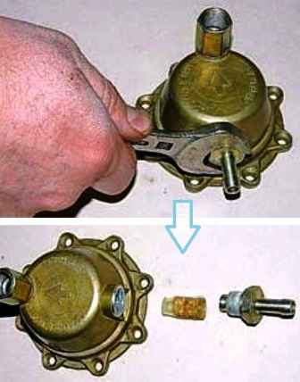 Mantenimiento y desmontaje de la bomba de combustible UAZ