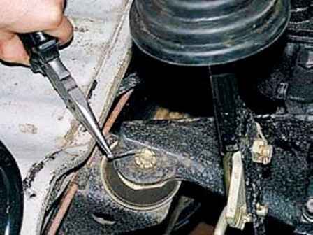 How to replace UAZ power plant supports