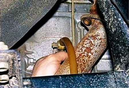 Replacing the UAZ engine coolant