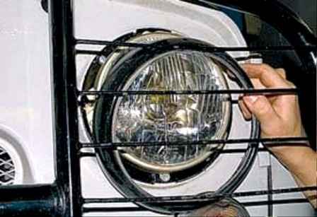 Adjustment, replacement and repair of UAZ car headlights