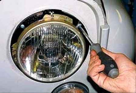 Adjustment, replacement and repair of UAZ car headlights