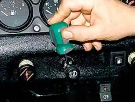 How to remove UAZ car switches and switches