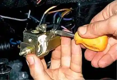 How to remove UAZ car switches and switches