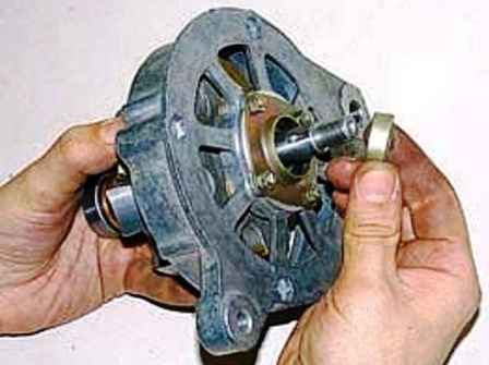 Repair of UAZ vehicle alternator