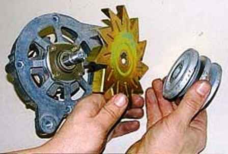 Repair of UAZ vehicle alternator