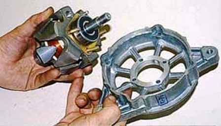 Repair of UAZ vehicle alternator