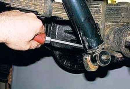 How to repair the front suspension of a UAZ car