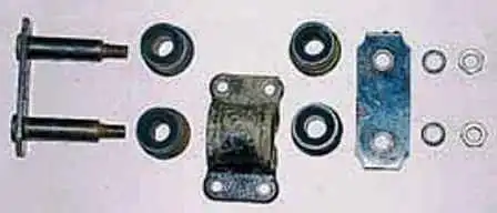 Repair of UAZ car rear suspension
