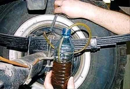 Design feature of UAZ brakes