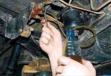 Design feature of UAZ brakes