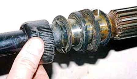 Repair of UAZ car cardan shaft