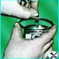 Repair of the connecting rod-piston group ZMZ-402