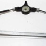 Removing the window regulator of the rear door of the car Mazda 6