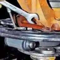 Replacing the brake elements of the rear wheels Renault Duster
