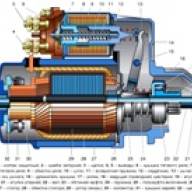 Design and removal of the starter of the car UAZ-3151, -31512, -31514, -31519