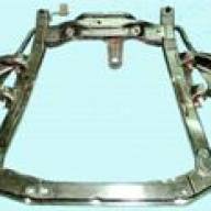 Removal and installation of a Renault Sandero car subframe