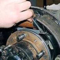 How to replace and adjust the rear wheel pads UAZ-3151, -31512, -31514, -31519