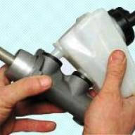 Replacement of the main cylinder brakes Renault Duster