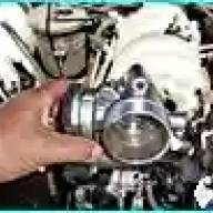 How to remove and install the throttle assembly with electric drive VAZ-2123