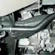 How to remove the Nissan Almera front suspension stabilizer