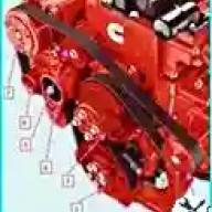 Замена ремня привода навесных агрегатов Cummins ISF3.8