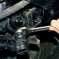 Maintenance and repair of steering rods UAZ-3151, -31512, -31514, -31519