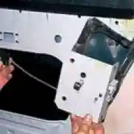 How to disassemble and remove the front door of the UAZ-3151, -31512, -31514, -31519 car