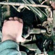 Removing the drives of the front wheels of the car Mazda 6