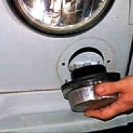 Repair of lamps and indicators of the UAZ-3151, -31512, -31514, -31519 car
