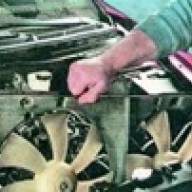 How to replace the electric fan cooling engine Mazda 6