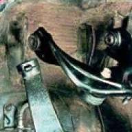 Replacement of the upper lever of the front suspension of the Mazda 6 car