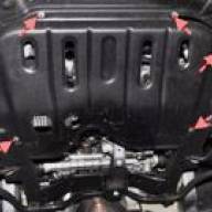 Снятие защиты силового агрегата Ниссан Альмера