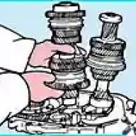 Reparatur des Getriebes M5GF1 Kia Magentis