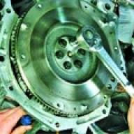 Снятие и установка маховика двигателя автомобиля Hyundai Solaris