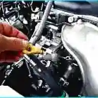 Проверка уровня масла в двигателе Toyota Camry