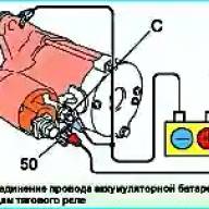 Снятие проверка и установка стартера Toyota Camry