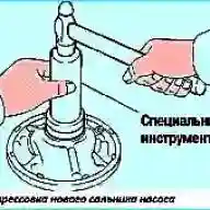 Ремонт масляного насоса (U140Е/ U140F) автомобиля Toyota Camry