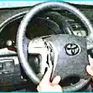 Как снять и установить руль автомобиля Toyota Camry