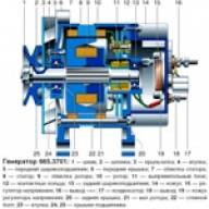 Конструкция и снятие генератора автомобиля УАЗ-3151, -31512, -31514, -31519