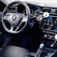 Running and stopping the engine of the car Renault Arkana