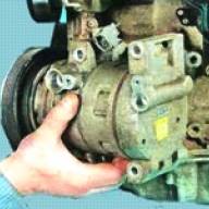 Removal and installation of the Mazda 6 air conditioner compressor